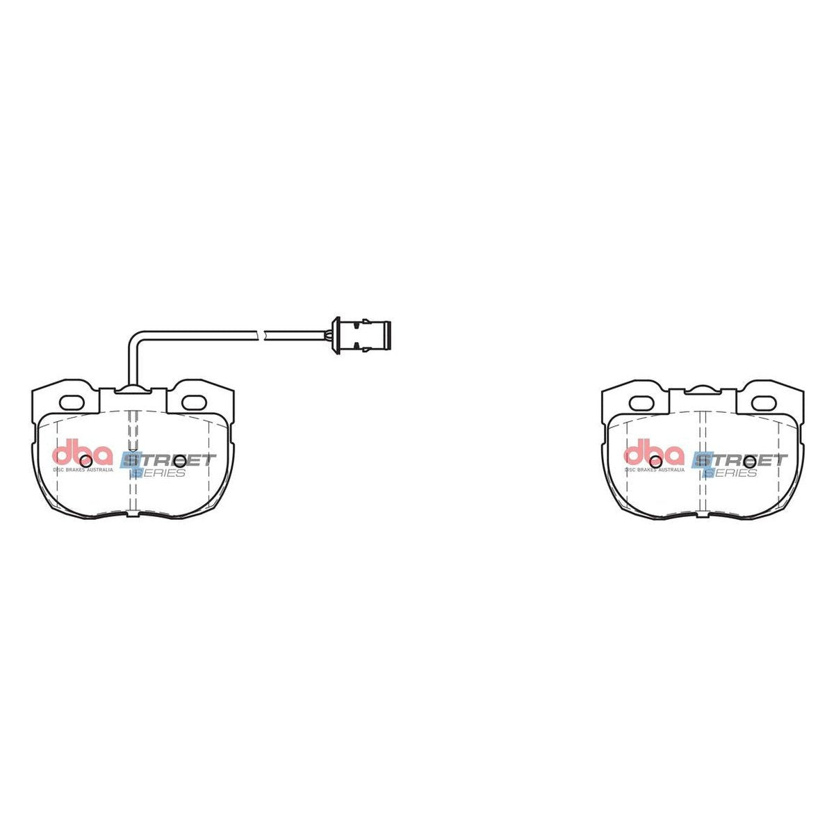 DBA Street Series Brake Pad Set Front DB1176SS