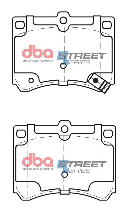 DBA Street Series Brake Pad Set Front DB1177SS