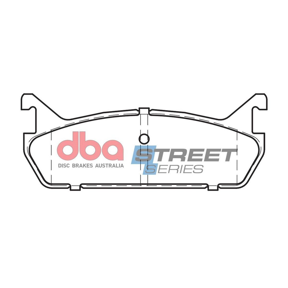 DBA Street Series Brake Pad Set Rear DB1180SS