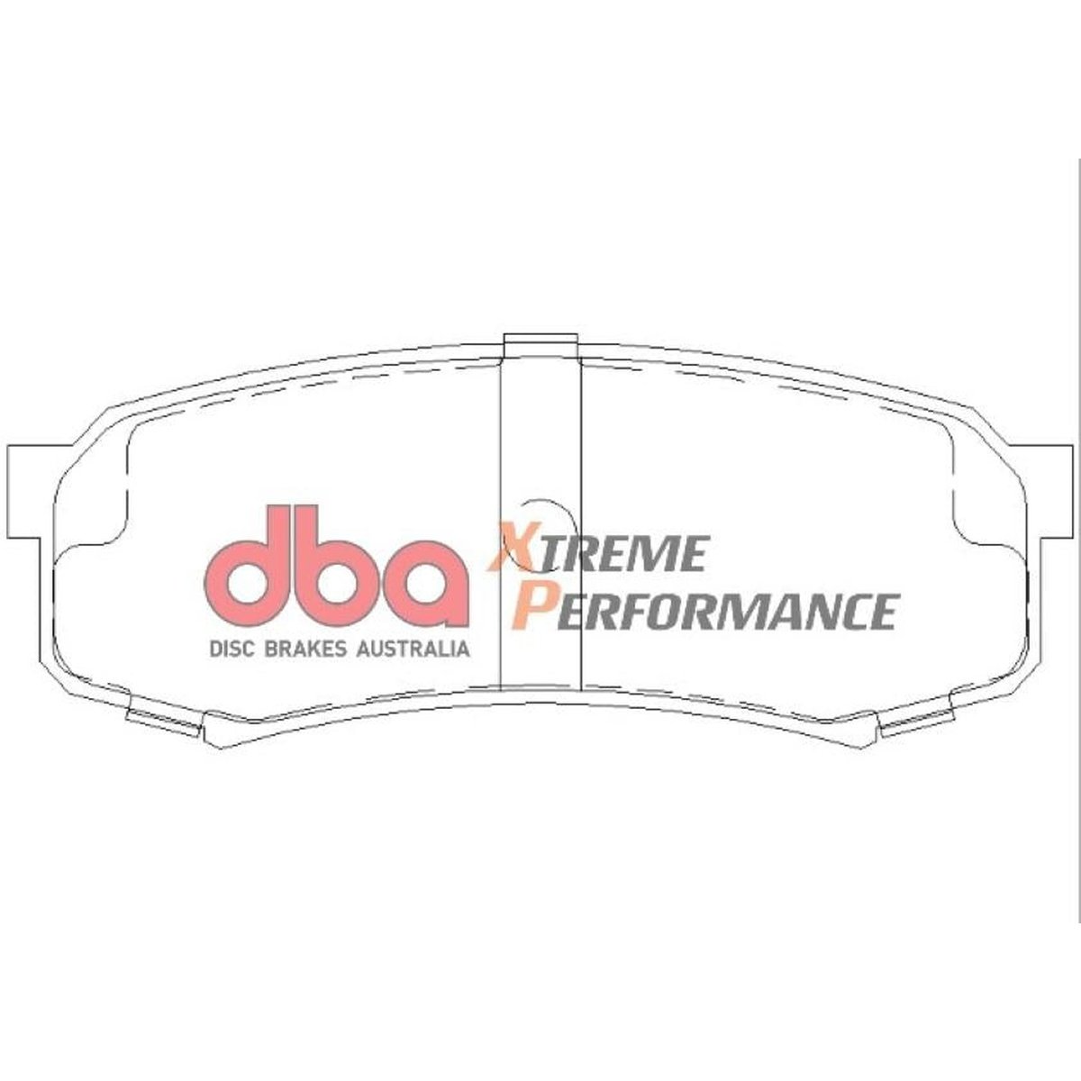 DBA Xtreme Performance Brake Pad Set Rear DB1200XP