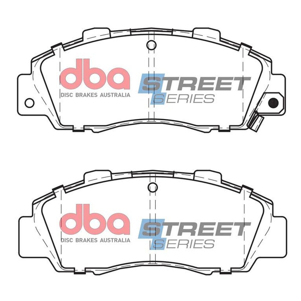 DBA Street Series Brake Pad Set Front DB1206SS