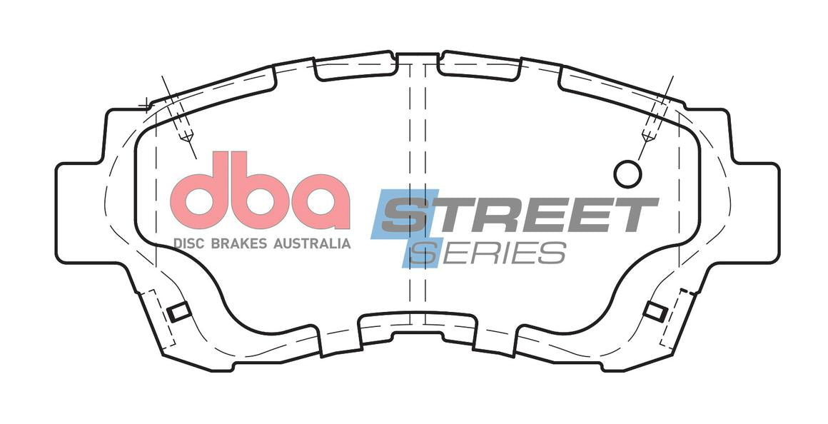 DBA Street Series Brake Pad Set Front DB1209SS