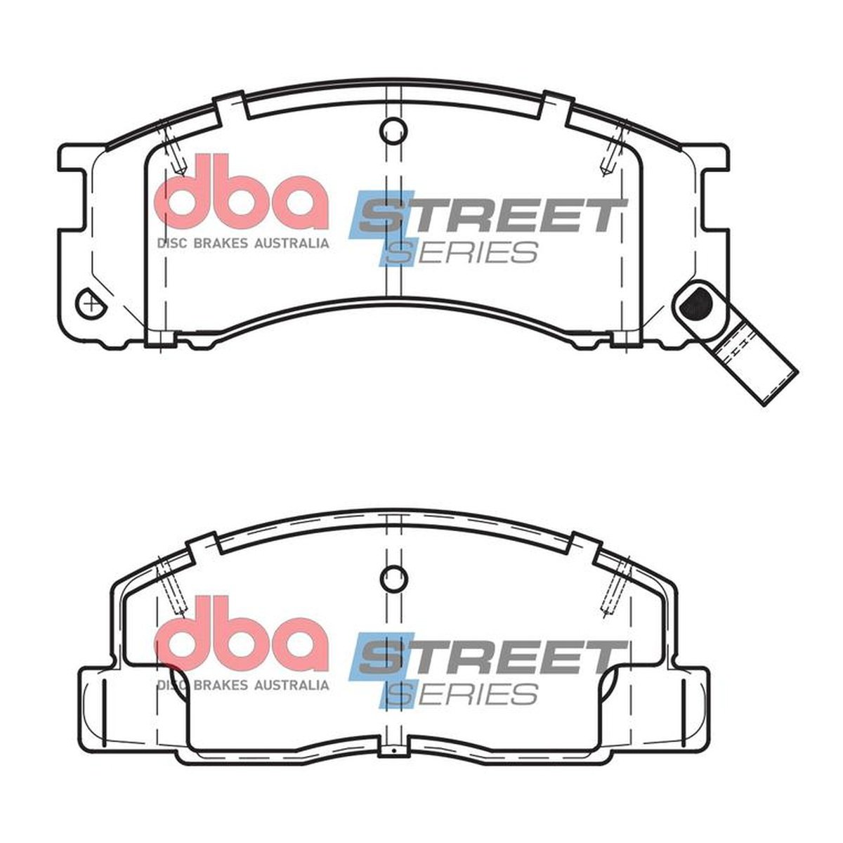 DBA Street Series Brake Pad Set Front DB1215SS