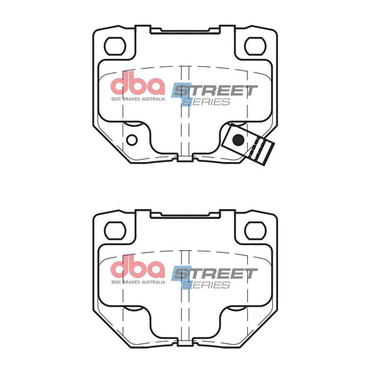 DBA Street Series Brake Pad Set Rear DB1220SS