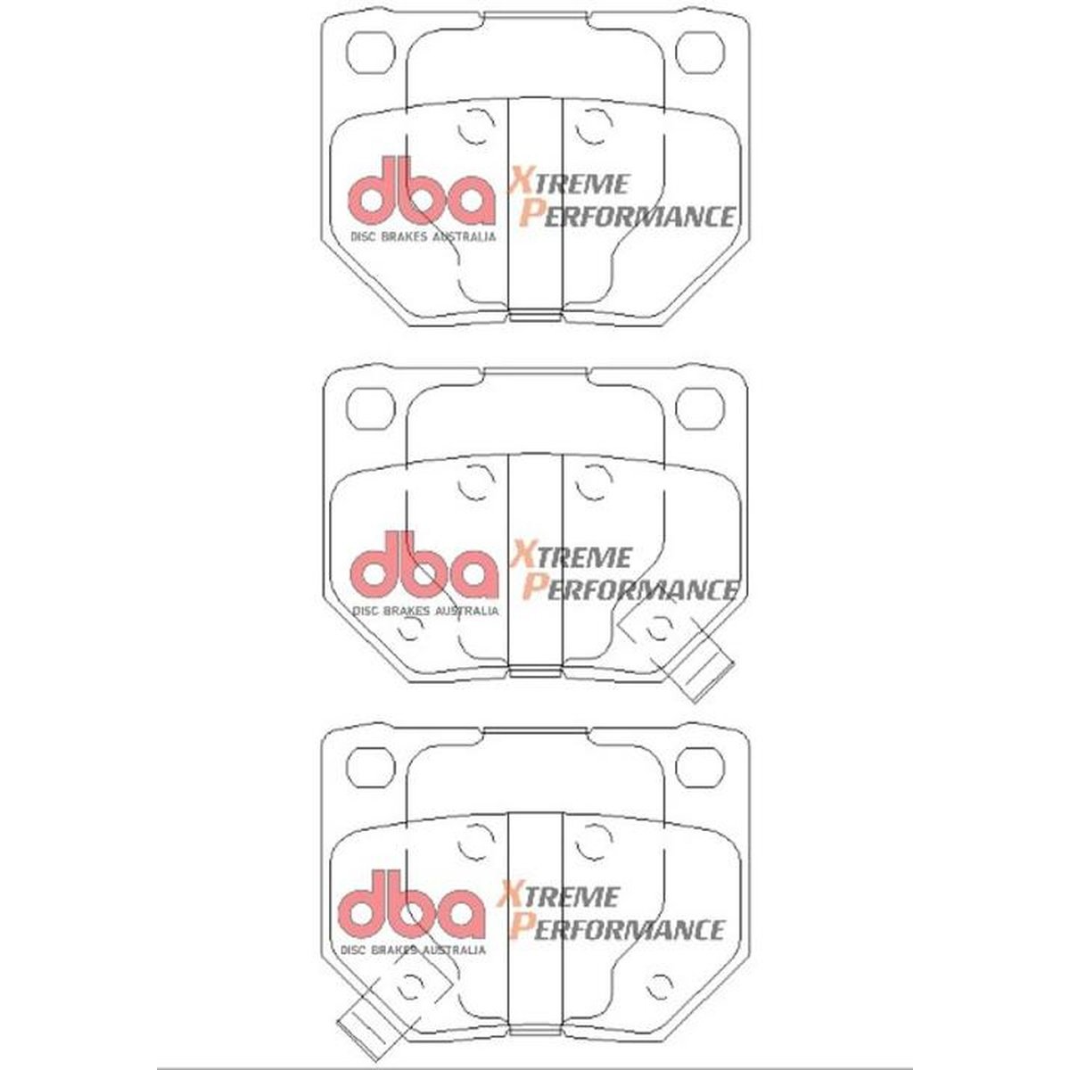 DBA Xtreme Performance Brake Pad Set Rear DB1220XP