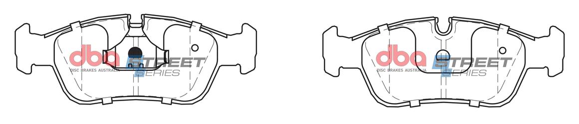 DBA Street Series Brake Pad Set Front DB1224SS
