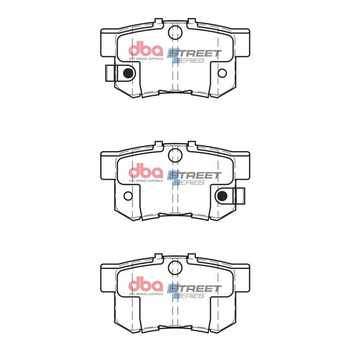 DBA Street Series Brake Pad Set Rear DB1230SS