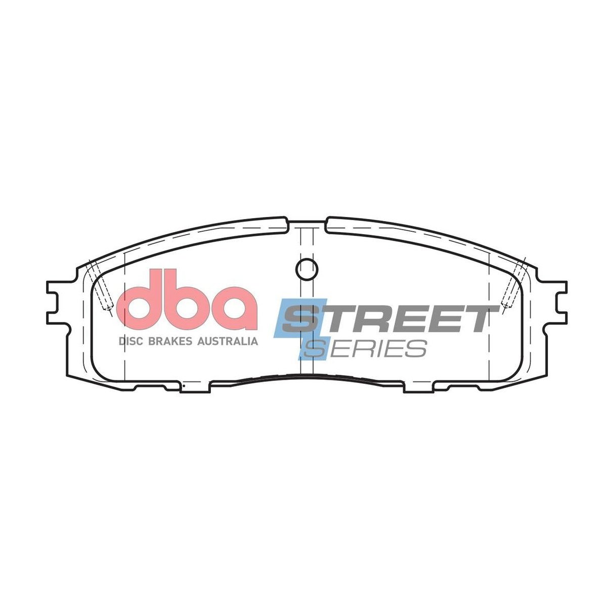 DBA Street Series Brake Pad Set Rear DB1244SS