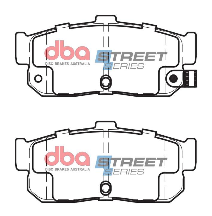 DBA Street Series Brake Pad Set Rear DB1247SS