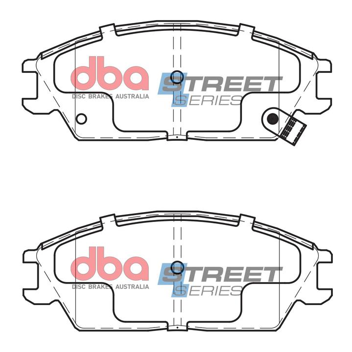 DBA Street Series Brake Pad Set Front DB1252SS
