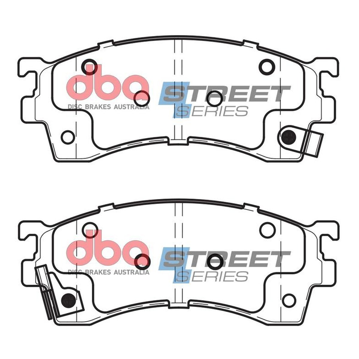 DBA Street Series Brake Pad Set Front DB1255SS