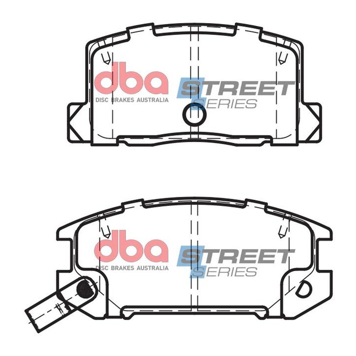 DBA Street Series Brake Pad Set Rear DB1260SS
