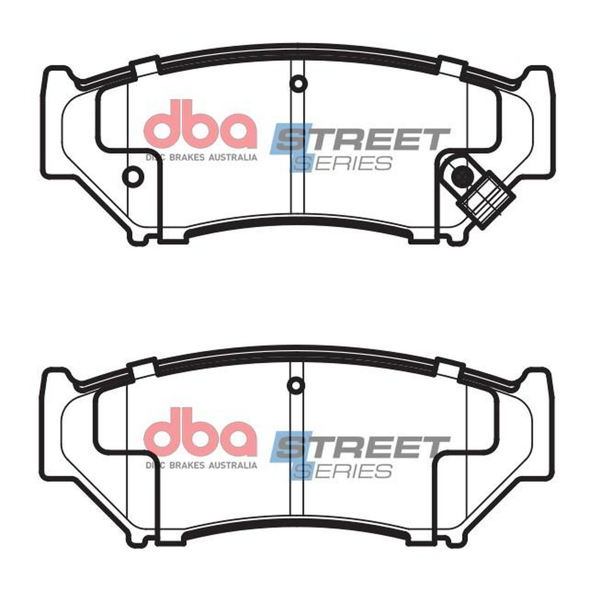 DBA Street Series Brake Pad Set Front DB1266SS