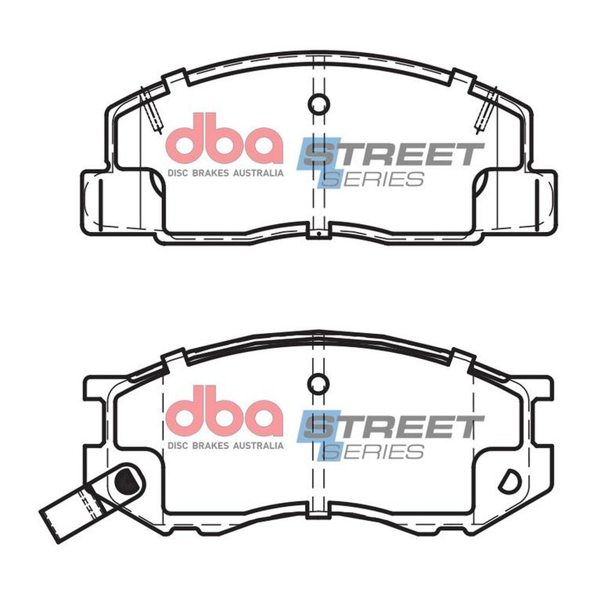 DBA Street Series Brake Pad Set Front DB1276SS