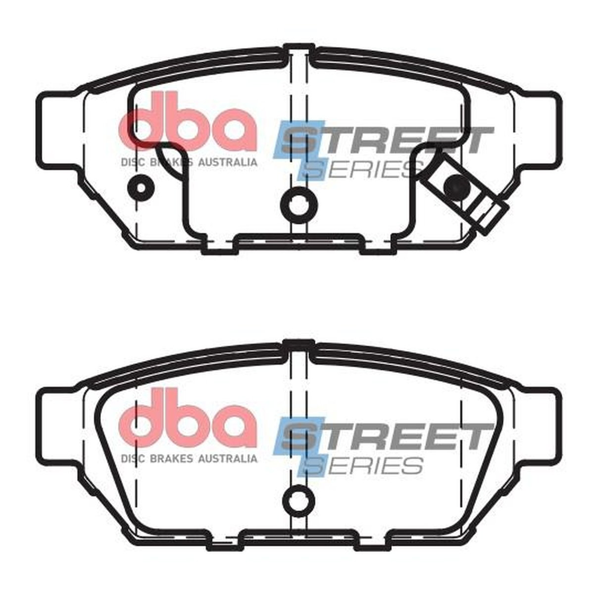 DBA Street Series Brake Pad Set Rear DB1278SS