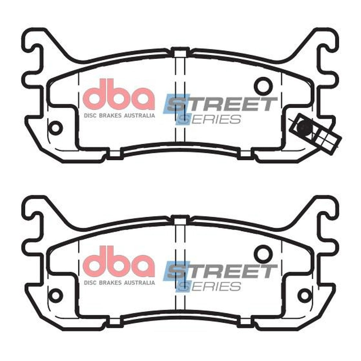 DBA Street Series Brake Pad Set Rear DB1283SS