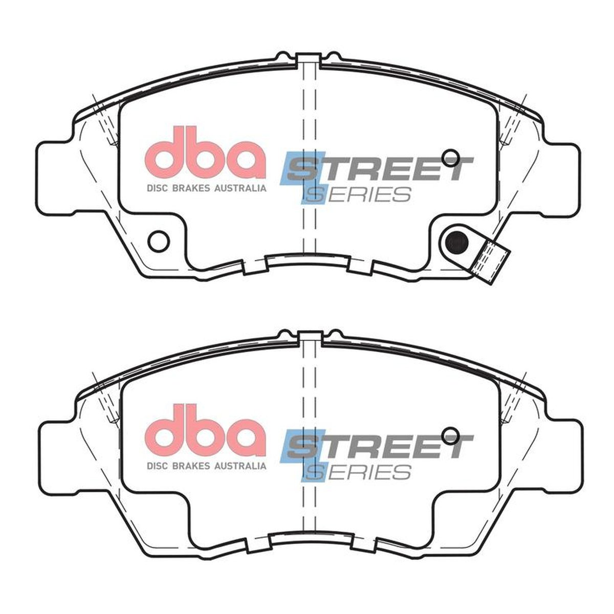 DBA Street Series Brake Pad Set Front DB1286SS