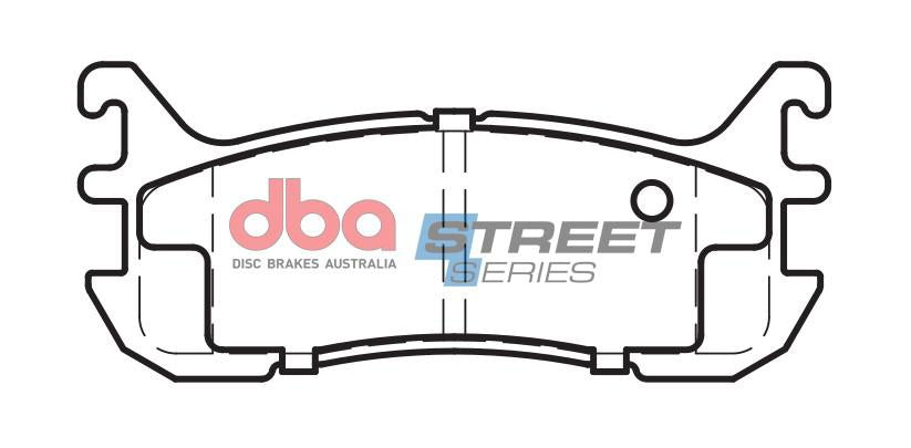 DBA Street Series Brake Pad Set Rear DB1291SS