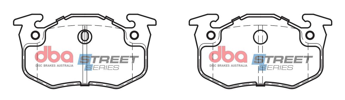 DBA Street Series Brake Pad Set Rear DB1301SS