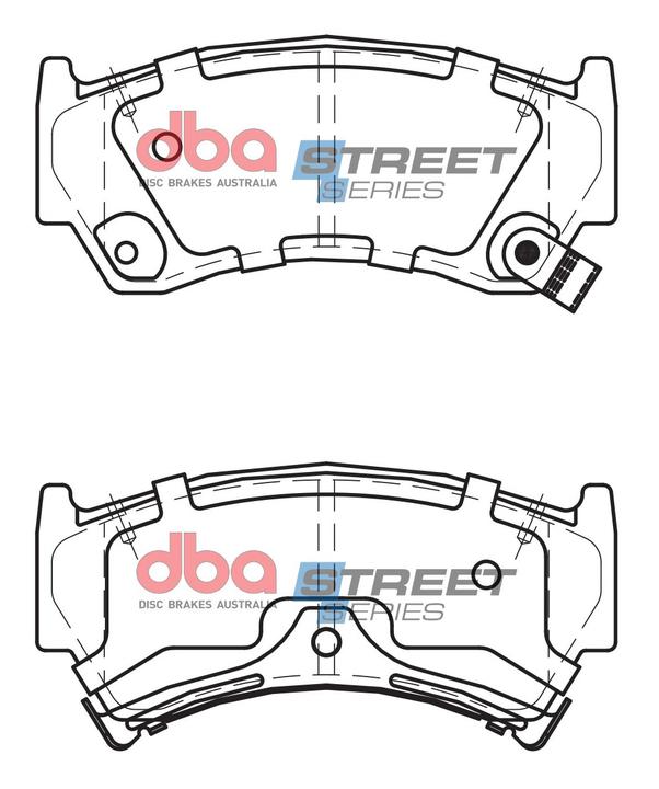 DBA Street Series Brake Pad Set Front DB1302SS