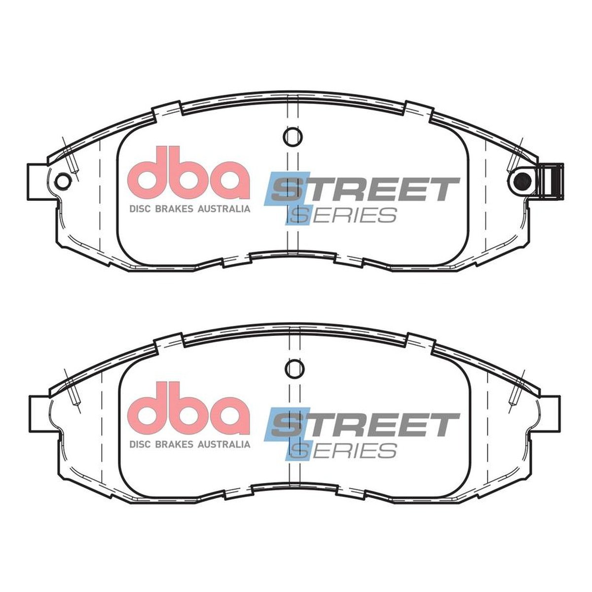 DBA Street Series Brake Pad Set Front DB1308SS