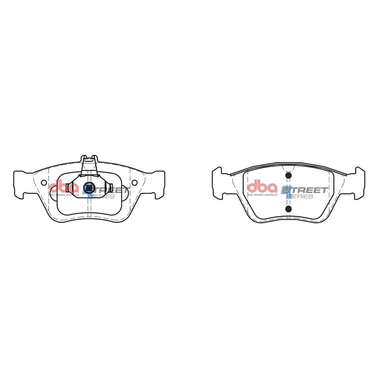 DBA Street Series Brake Pad Set Front DB1330SS