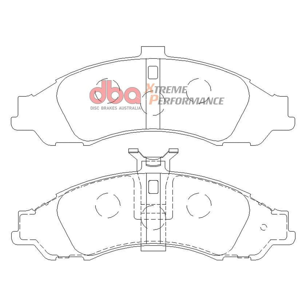 DBA Xtreme Performance Brake Pad Set Front DB1331XP
