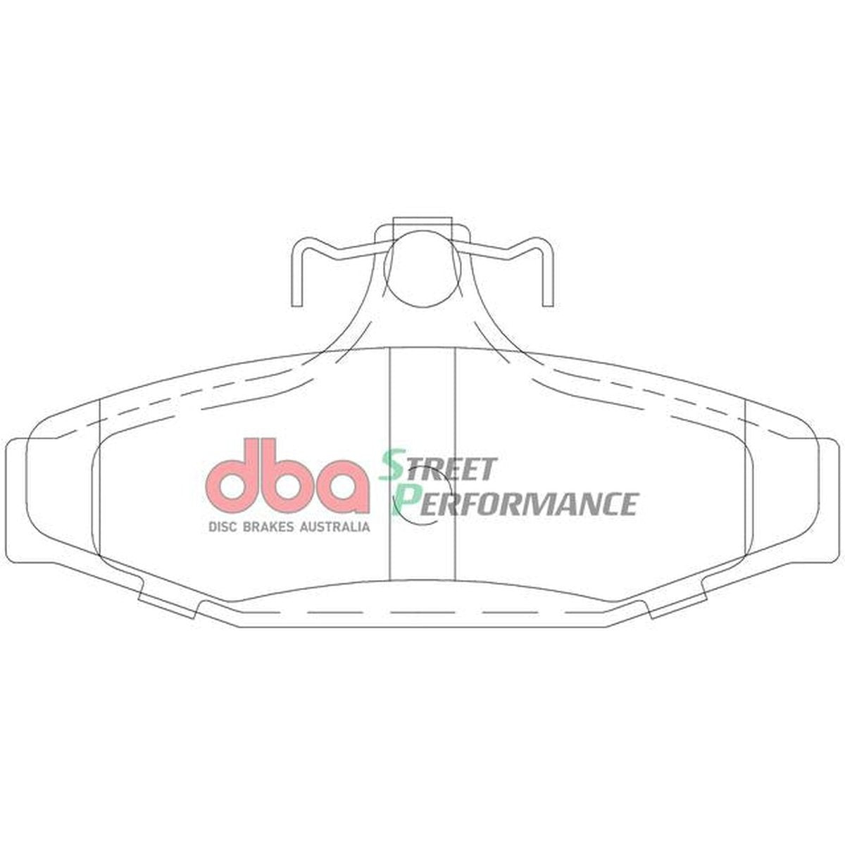 DBA Street Performance Brake Pad Set Rear DB1354SP