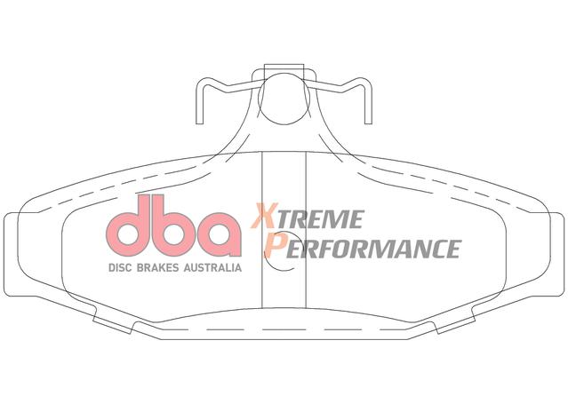 DBA Xtreme Performance Brake Pad Set Rear DB1354XP