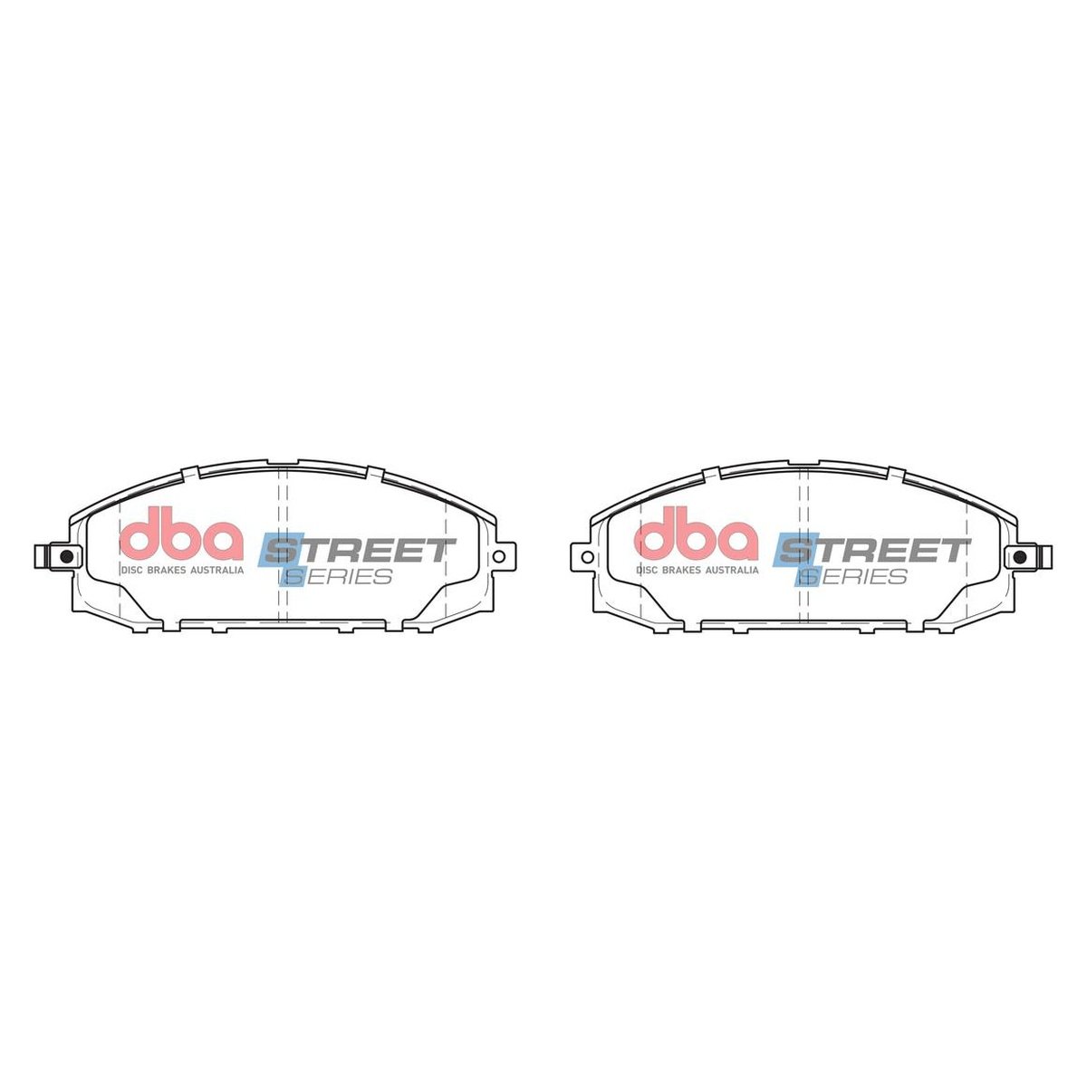 DBA Street Series Brake Pad Set Front DB1361SS
