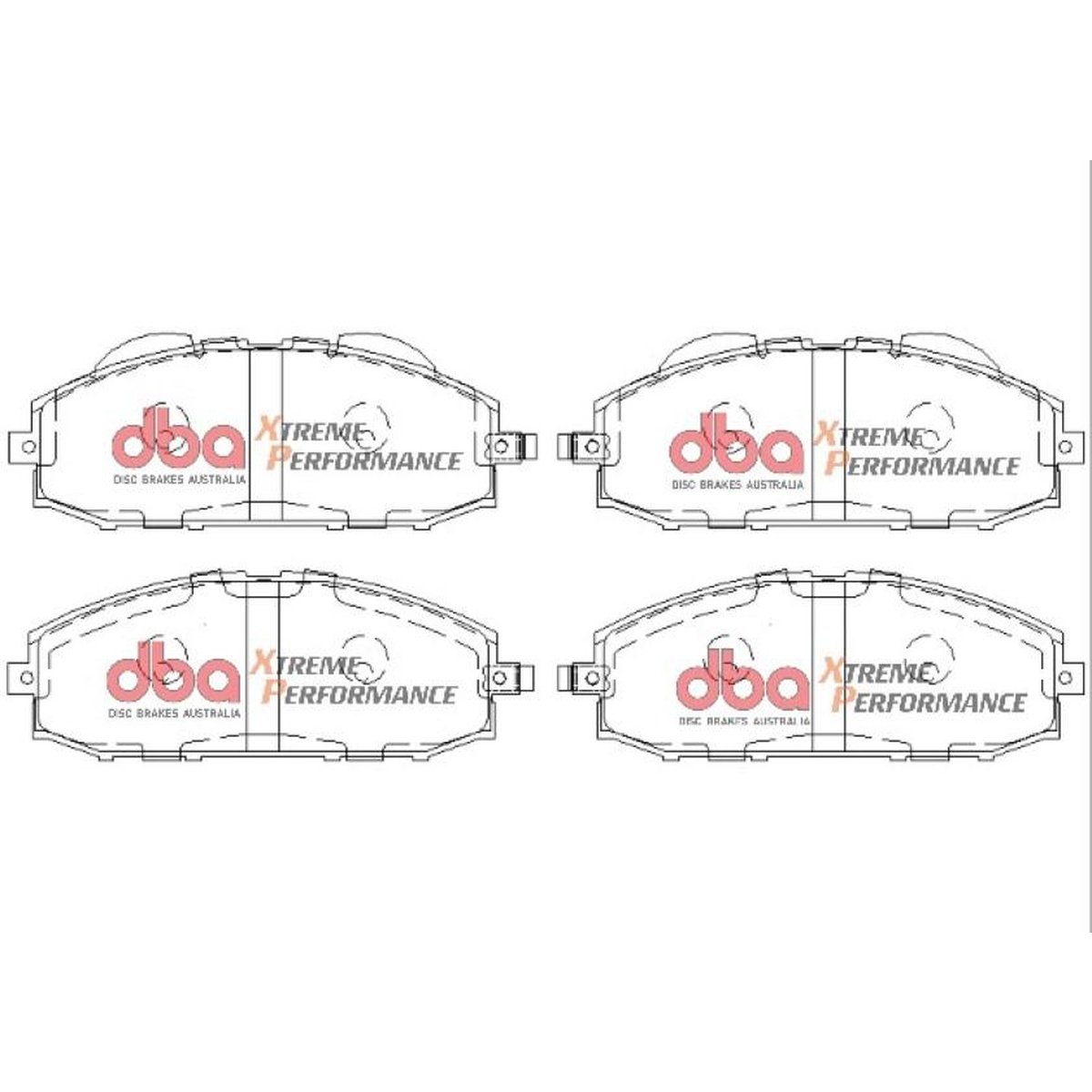 DBA Xtreme Performance Brake Pad Set Front DB1361XP
