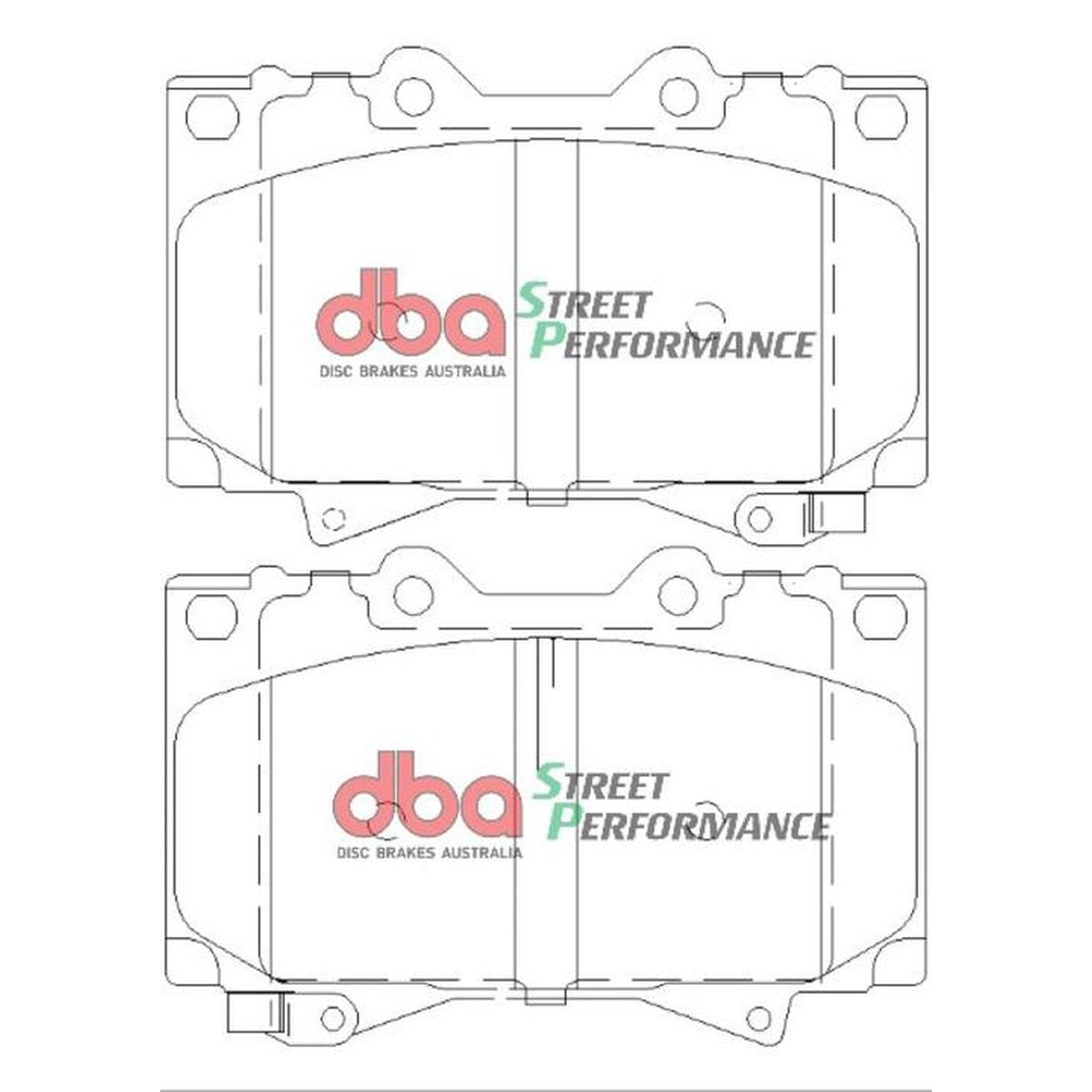 DBA Street Performance Brake Pad Set Front DB1365SP
