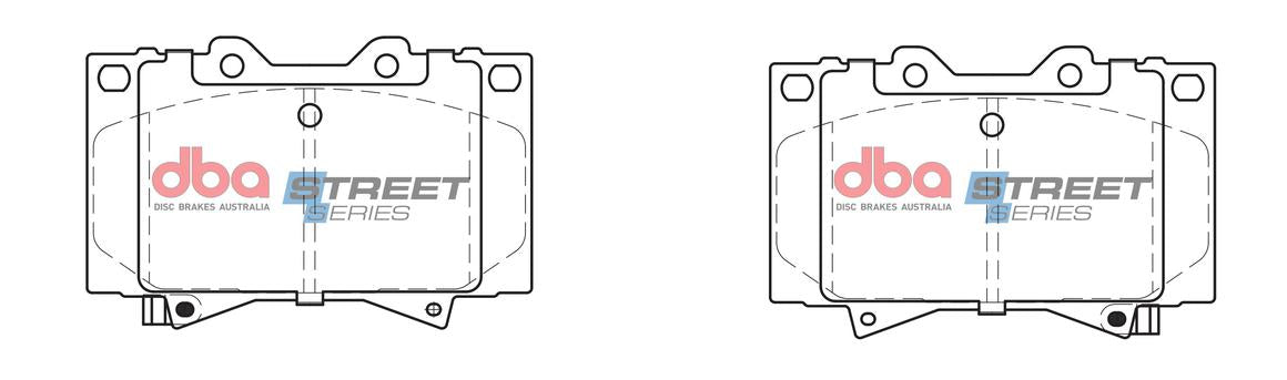 DBA Street Series Brake Pad Set Front DB1365SS