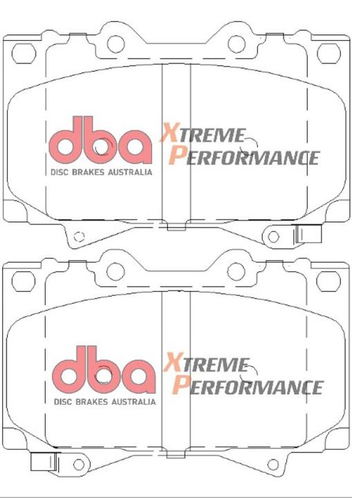 DBA Xtreme Performance Brake Pad Set Front DB1365XP