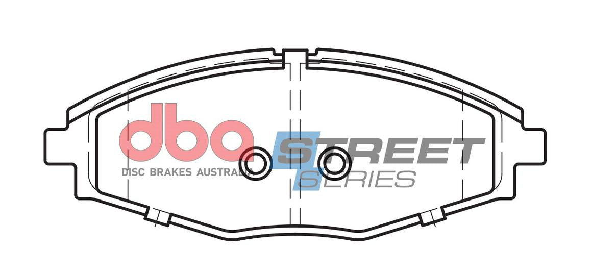 DBA Street Series Brake Pad Set Front DB1368SS