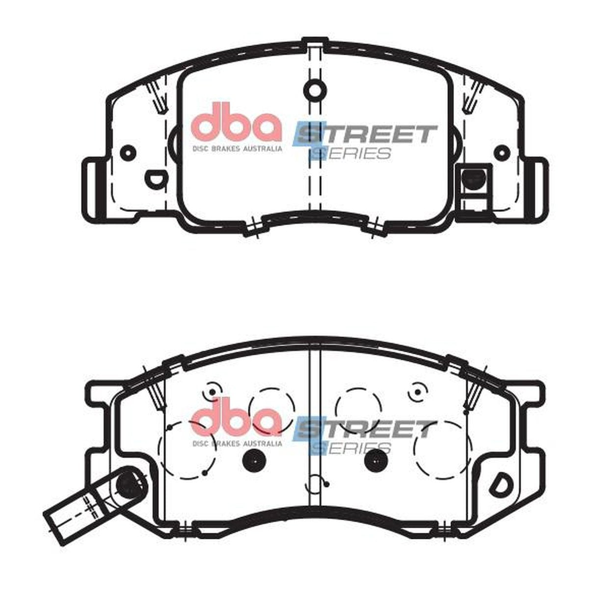 DBA Street Series Brake Pad Set Front DB1372SS