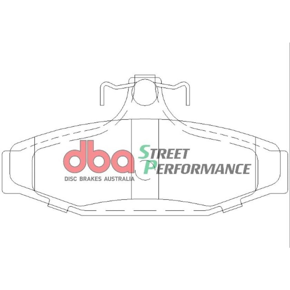 DBA Street Performance Brake Pad Set Rear DB1376SP