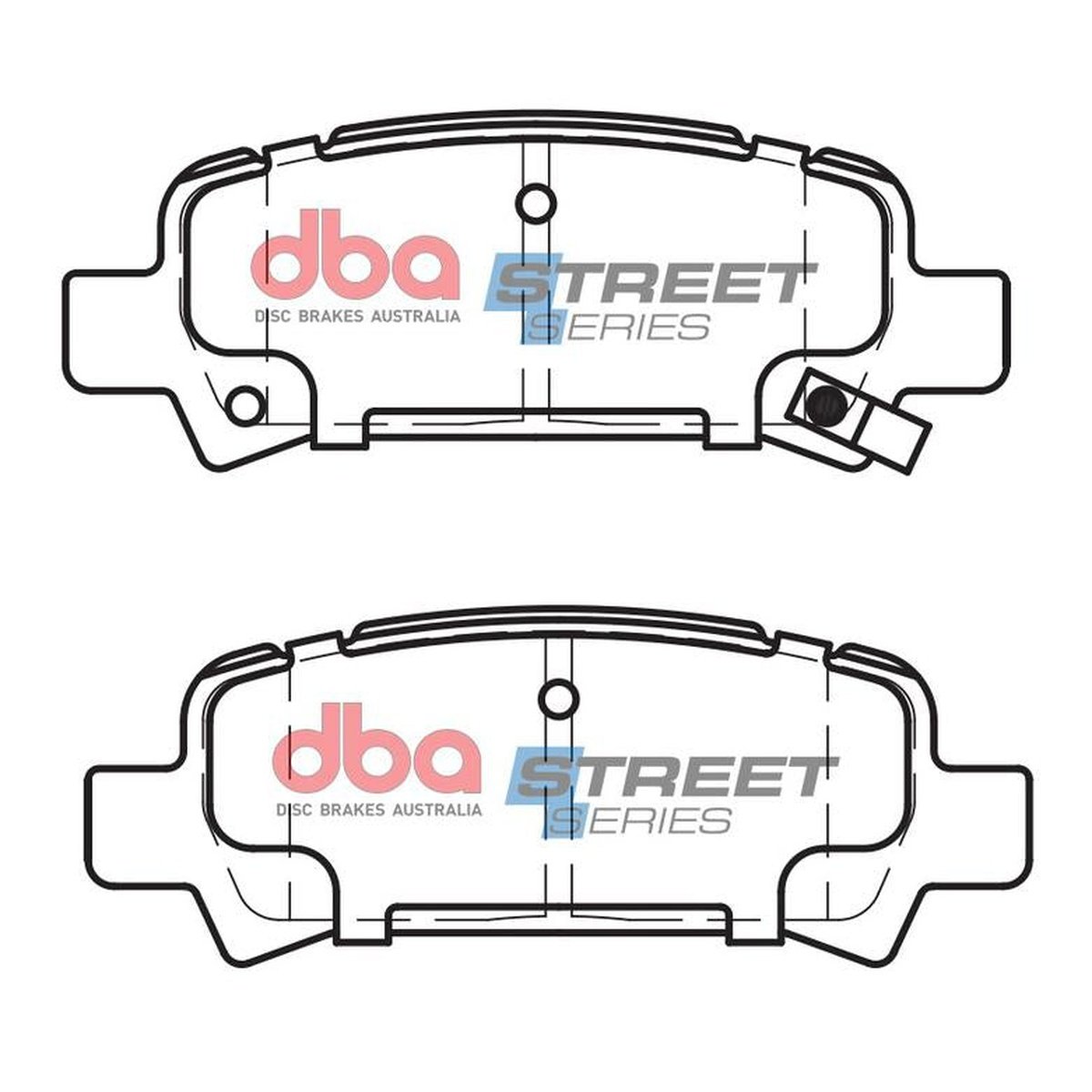 DBA Street Series Brake Pad Set Rear DB1379SS