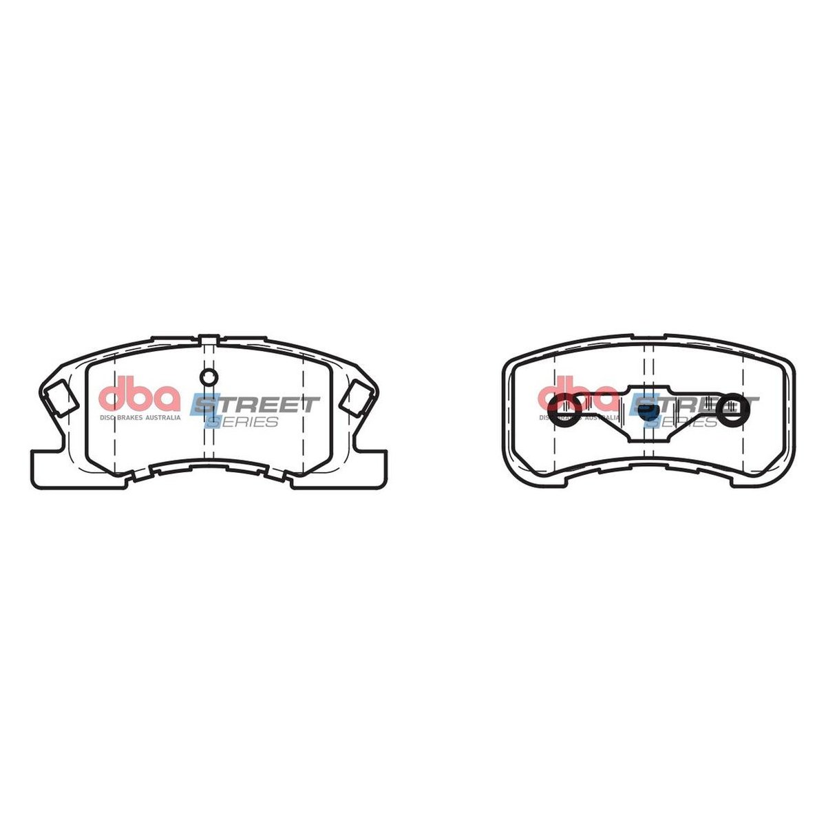 DBA Street Series Brake Pad Set Front DB1380SS