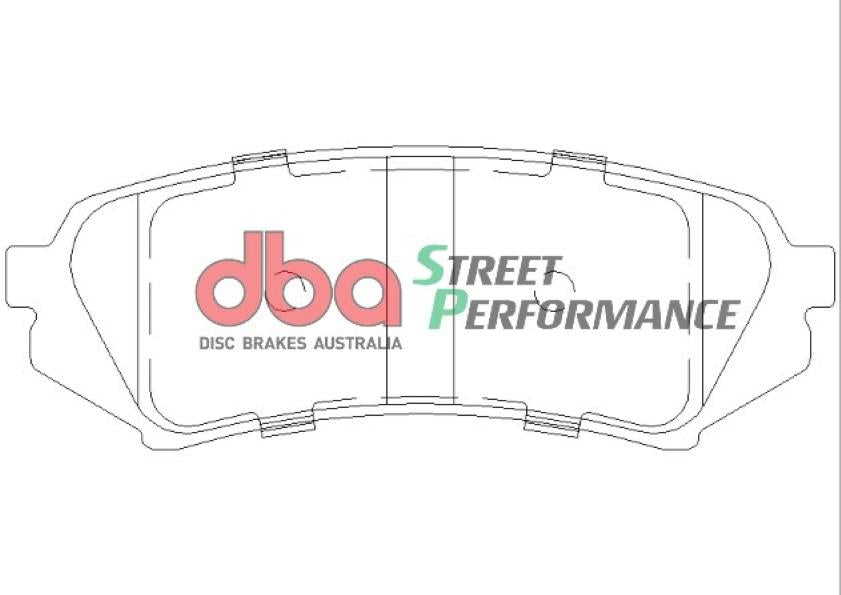 DBA Street Performance Brake Pad Set Rear DB1383SP