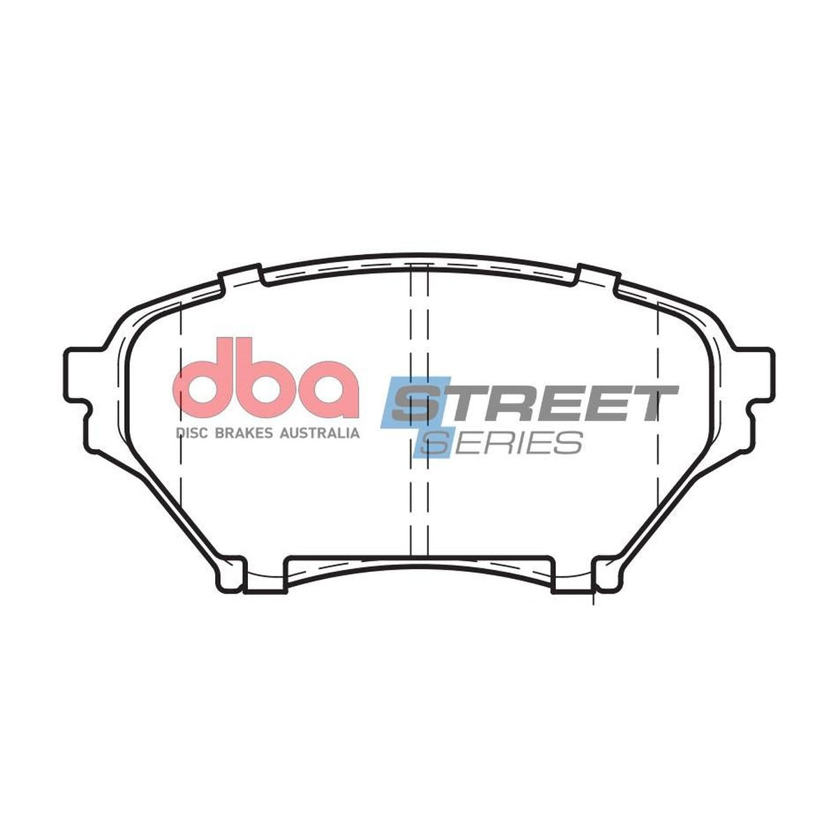 DBA Street Series Brake Pad Set Front DB1386SS