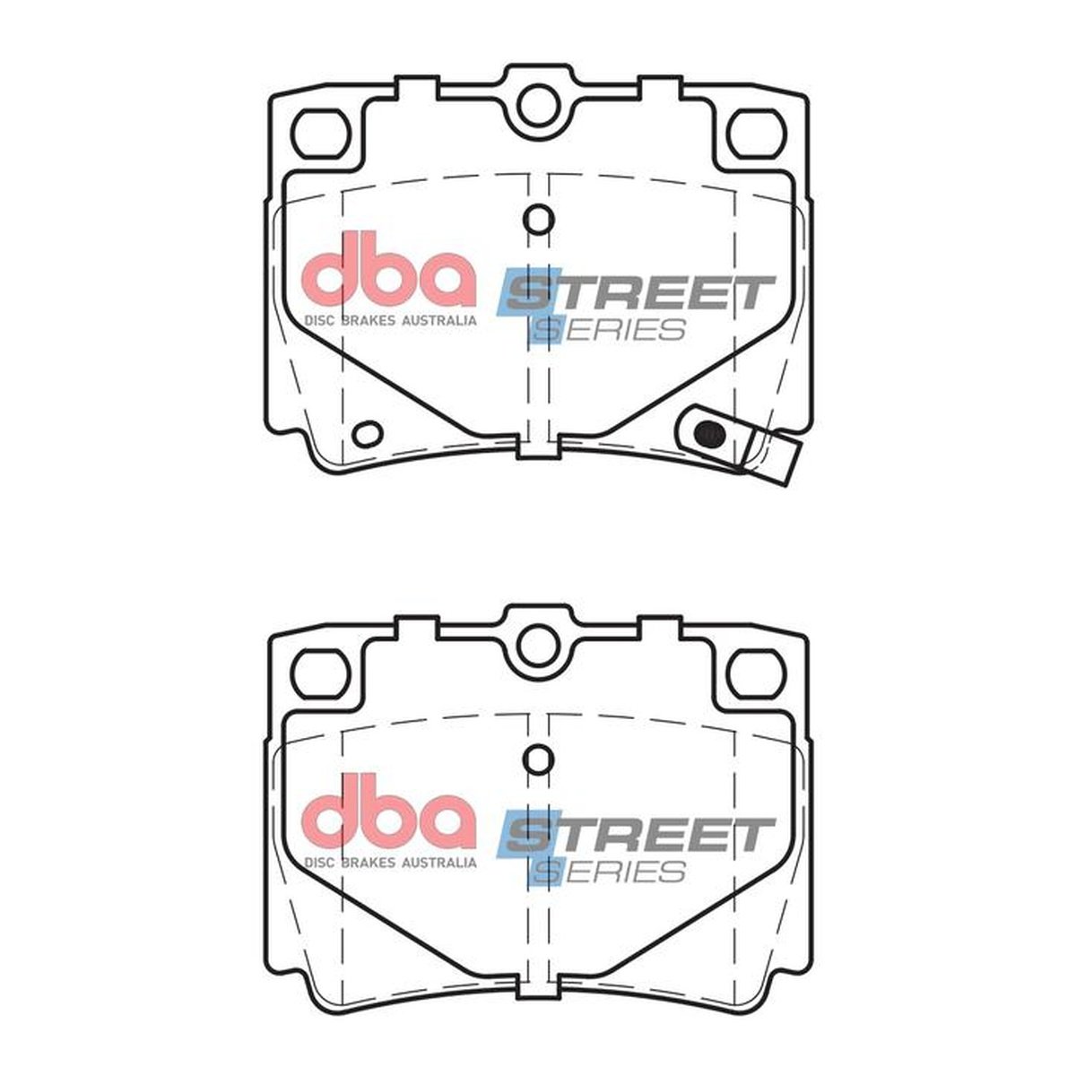 DBA Street Series Brake Pad Set Rear DB1390SS