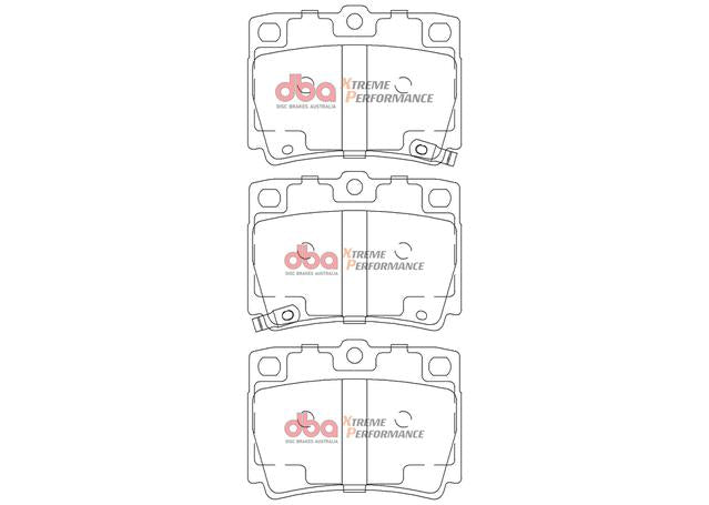 DBA Xtreme Performance Brake Pad Set Rear DB1390XP