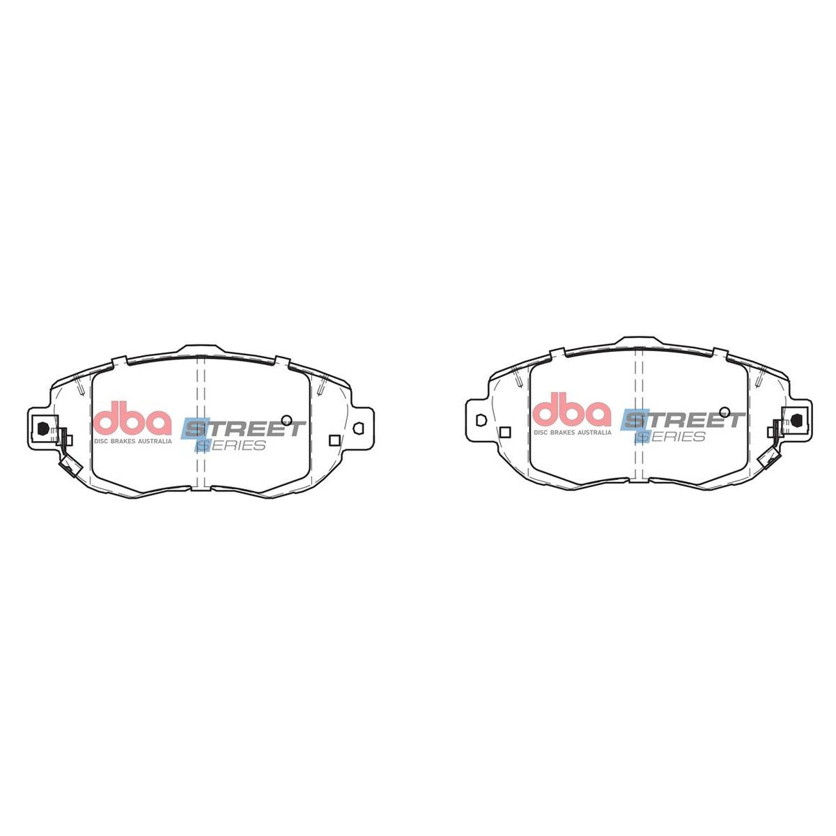 DBA Street Series Brake Pad Set Front DB1395SS