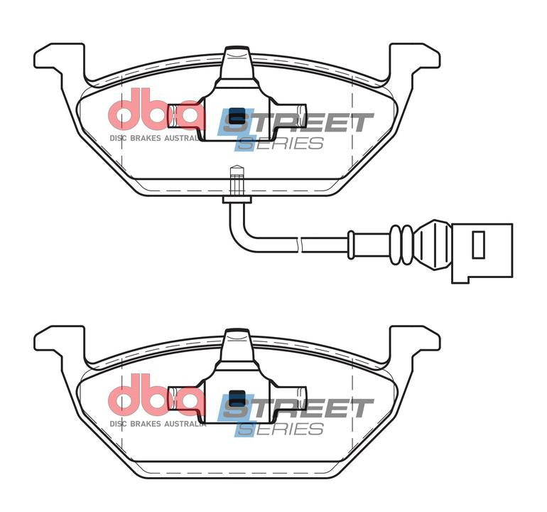 DBA Street Series Brake Pad Set Front DB1405SS