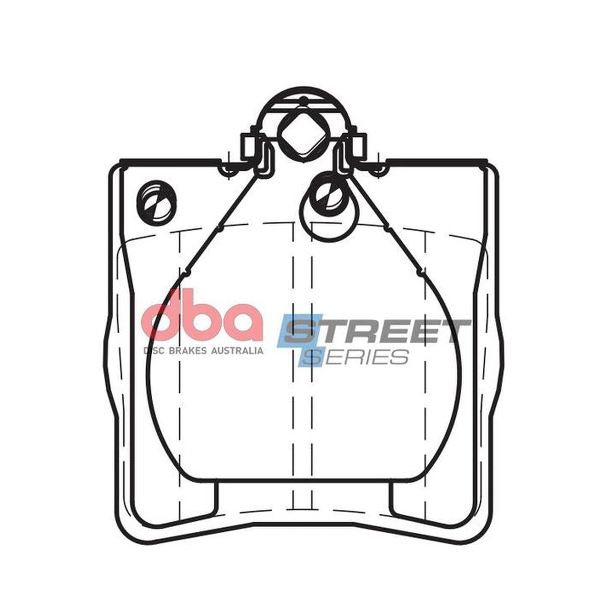 DBA Street Series Brake Pad Set Rear DB1428SS