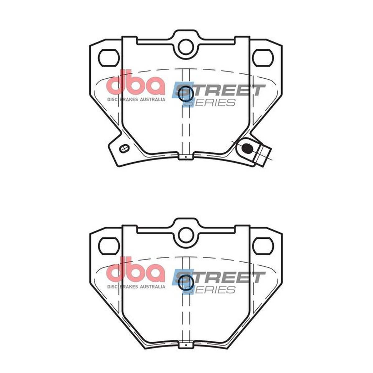 DBA Street Series Brake Pad Set Rear DB1429SS