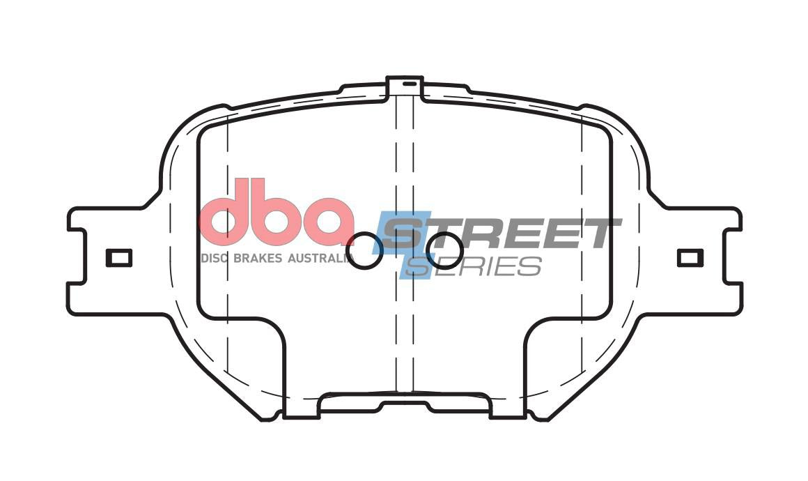 DBA Street Series Brake Pad Set Front DB1431SS