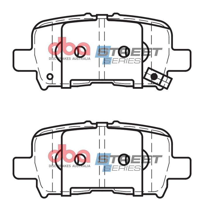 DBA Street Series Brake Pad Set Front DB1440SS