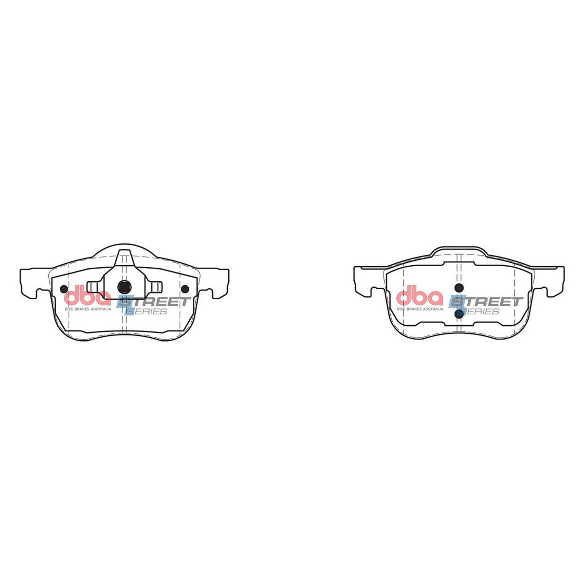 DBA Street Series Brake Pad Set Front DB1445SS